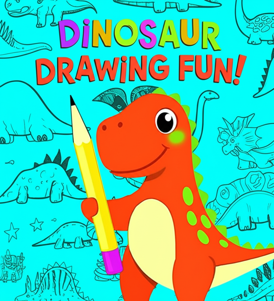 DINOSAUR drawing book
